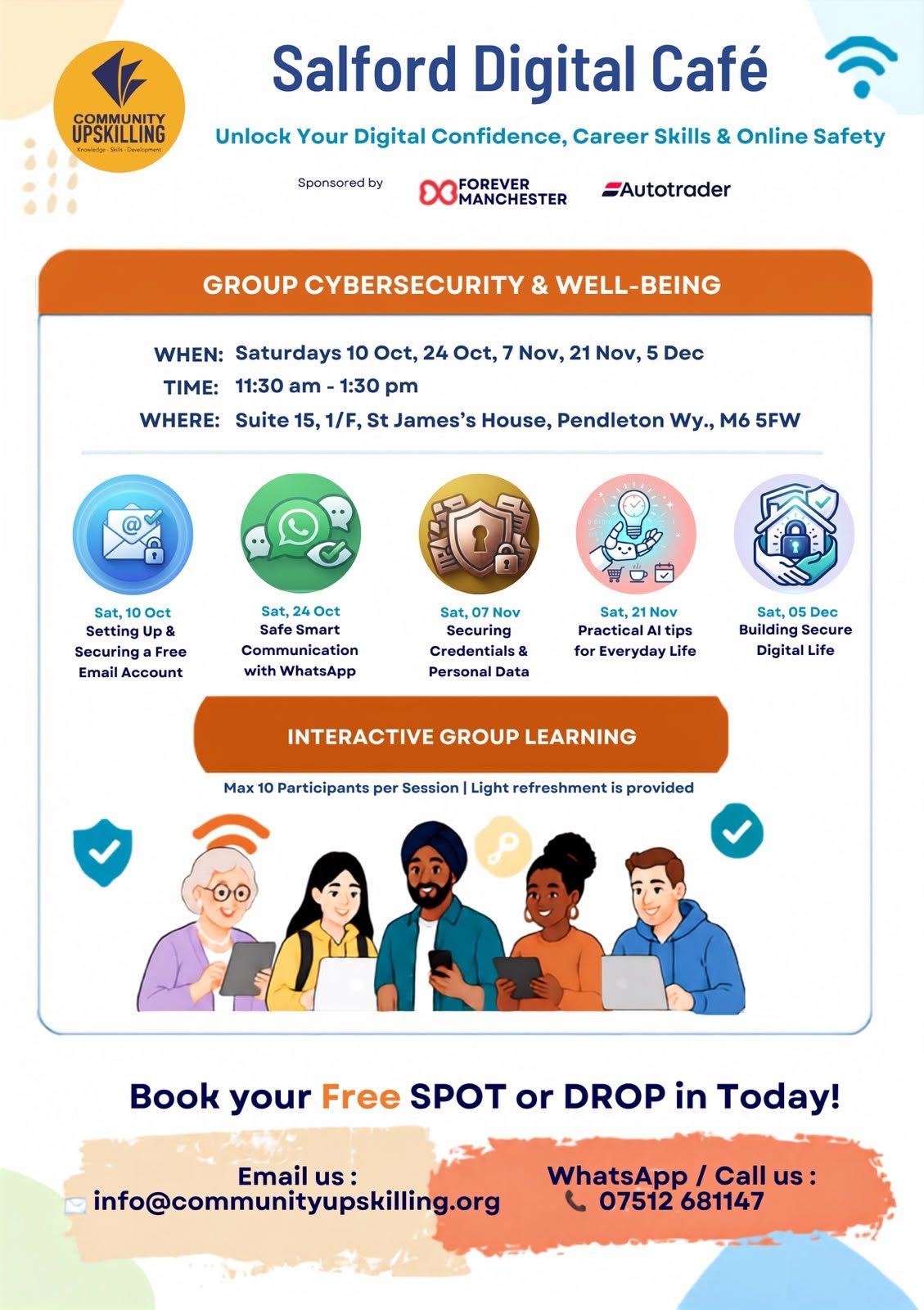 Salford Digital Café: Securing Credentials and Personal Data